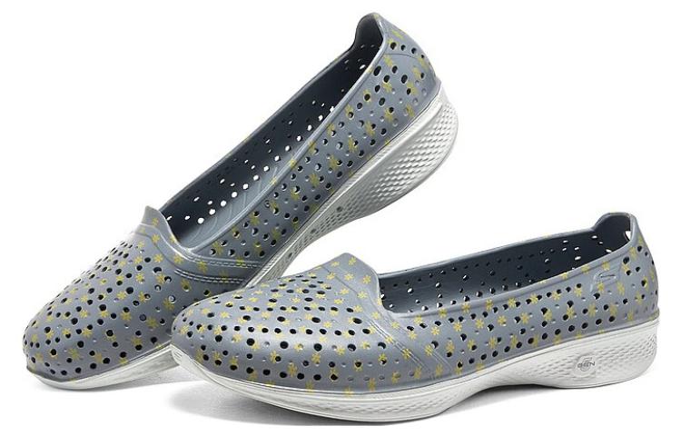 Order (Women) Skechers H2 Go 'Grey Yellow' 14697-GYYL