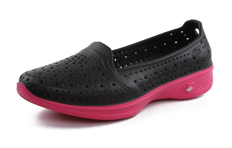 Lookbook (W) Skechers H2 Go Instappers Zwart/Roze 14690-BKHP