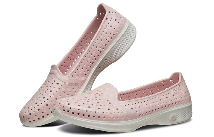 Lookbook (W) Skechers H2 Go Slipper-Sneaker Rosa/Rot Damen/Herren Slip-On Schuhe 14697-PKW