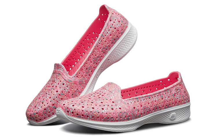 Lookbook (Women) Skechers H2 Go Slip-On 'Pink Breathable' 14692-PNK