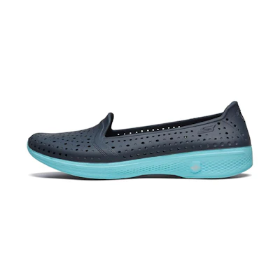 (W) Skechers H2 Go Loafers Blue