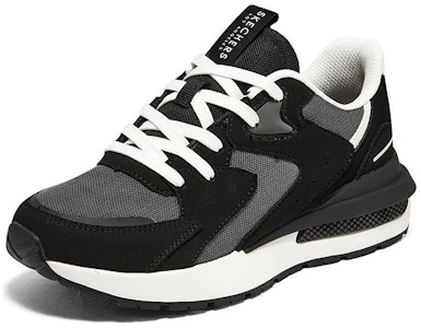 Skechers Halos 可颂鞋 防滑耐磨 低筒 運動休閒鞋 女款 黑白 Lookbook Skechers Halos 可颂鞋 防滑耐磨 低筒 運動休閒鞋 女款 黑白