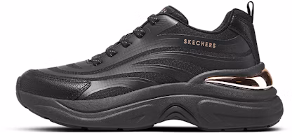 (Women) Skechers Hazel-Step N Flow 'Pure Black' 177575-BBK (Women) Skechers Hazel-Step N Flow 'Pure Black' 177575-BBK