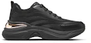 Order Skechers 秋季舒適 百搭休閒鞋 厚底 防滑 低幫 生活休閒鞋 女款 黑色