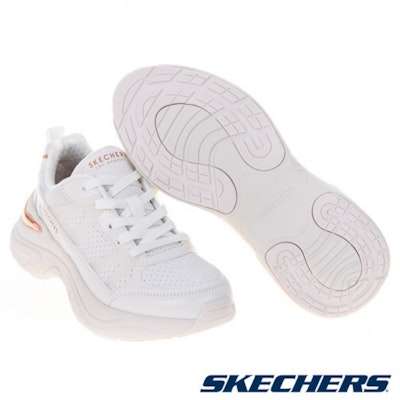 (W) 斯凯奇 HAZEL 休闲鞋 白色 177576WHT Shop (W) 斯凯奇 HAZEL 休闲鞋 白色 177576WHT