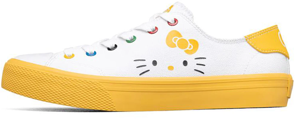 (W) Skechers Hello Kitty x V'Lites 'Putih Kuning' 66666316-WYL Buy (W) Skechers Hello Kitty x V'Lites 'Putih Kuning' 66666316-WYL