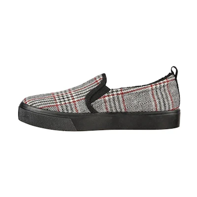 (W) Skechers Herri Low 'Black White Red'