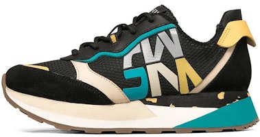 (Women) Skechers Heydayz 'Black Green Yellow' 155491-BKMT (Women) Skechers Heydayz 'Black Green Yellow' 155491-BKMT