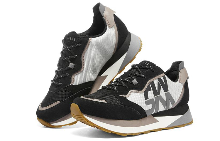 Lookbook (W) Skechers Heydayz ''Schwarz Weiß'' 155494-BKMT