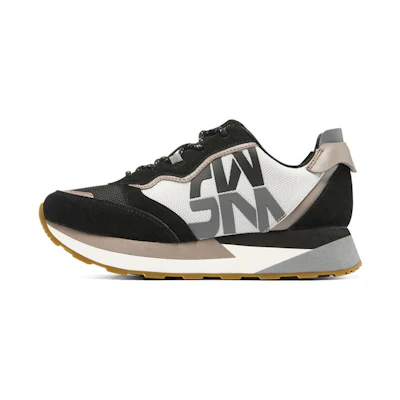 (W) Skechers Heydayz 'Black White'