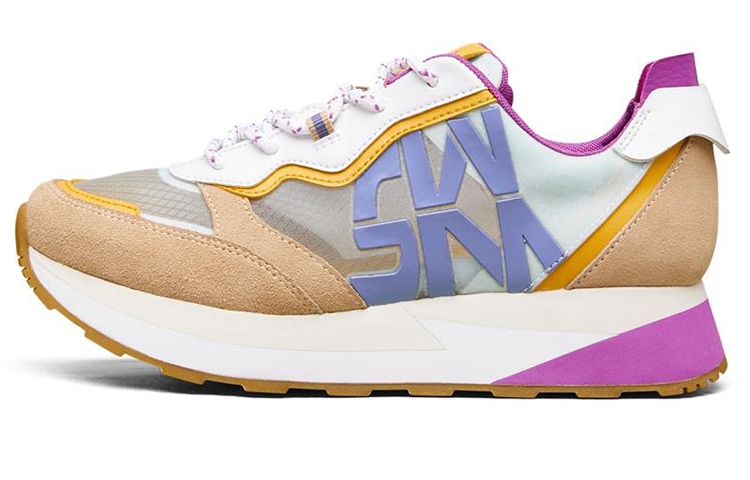 (Women) Skechers Heydayz Grey 'Gray Brown Purple' 155493-TPMT