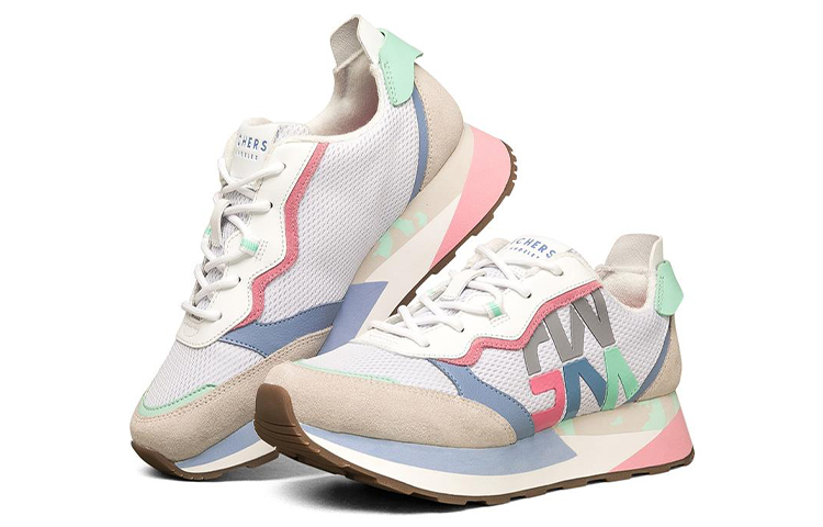 (W) Skechers Heydayz Sports Shoes Pink/White 圖 3