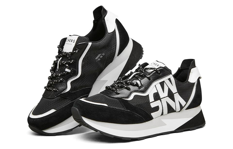 Lookbook (W) 스케쳐스 헤이데이즈 블랙 (Skechers Heydayz Black) 155493-BKW