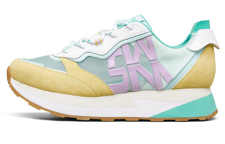 (Women) Skechers Heydayz Yellow/Green 155493-MLT