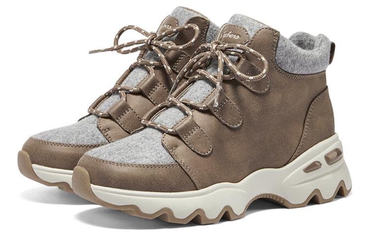 Lookbook (Women) Skechers High-Top 'Brown Casual' 167841-CSNT