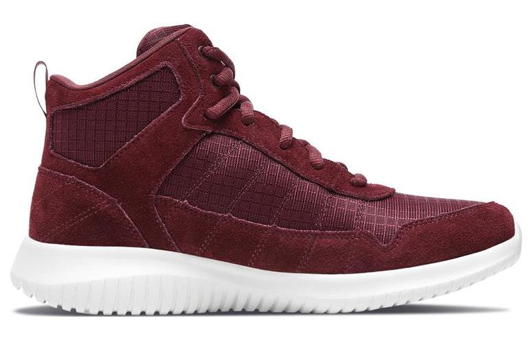 Order (Women) Skechers High-Top 'Purple-Red' 66666126-BURG
