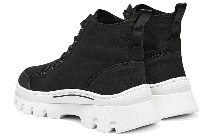Shop (W) スケッチャーズ ハイカットキャンバス 「黒 comfort」 177260-BLK
