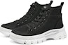 Shop (W) Skechers Kanvas Tinggi 'Keselesaan Hitam' 177260-BLK
