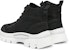 (W) Skechers Kanvas Tinggi 'Keselesaan Hitam' 177260-BLK