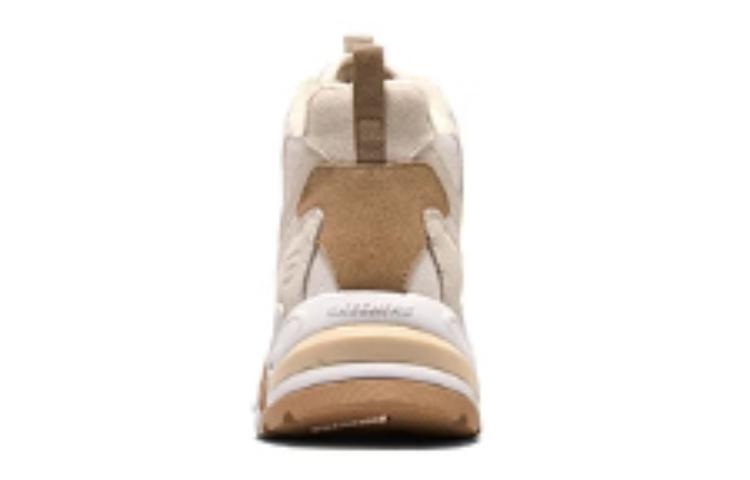 (W) Skechers High-Top Running Sneaker 'White Grey Brown' 圖 4