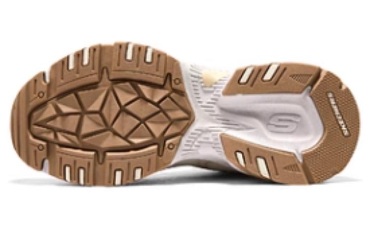 (W) Skechers High-Top Running Sneaker 'White Grey Brown' 圖 5