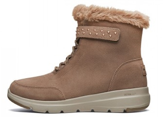 (Women) Skechers High-Top Snow Boots 'Comfort Warm Chestnut' 16670-CSNT Buy (Women) Skechers High-Top Snow Boots 'Comfort Warm Chestnut' 16670-CSNT