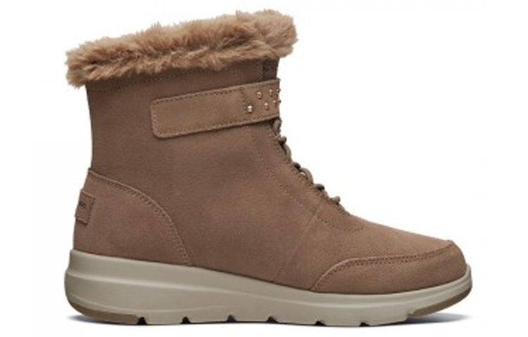Order (Women) Skechers High-Top Snow Boots 'Comfort Warm Chestnut' 16670-CSNT