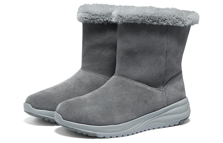 Order (W) Skechers Sepatu Boots Tinggi Salju 'Hangat Nyaman Abu-Abu' 144773-CHAR