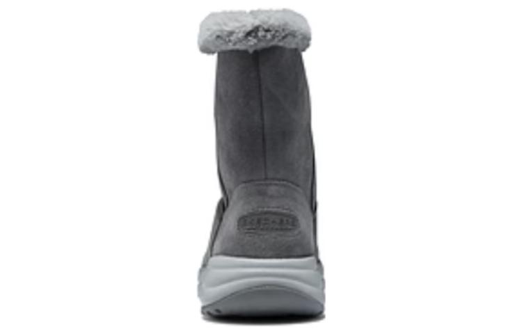 Lookbook (Women) Skechers High-Top Snow Boots 'Warm Comfort Grey' 144773-CHAR