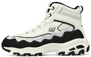 (Women) Skechers D'Lites New Lane Sneaker 'White Black Grey' 168026-WGRY (Women) Skechers D'Lites New Lane Sneaker 'White Black Grey' 168026-WGRY