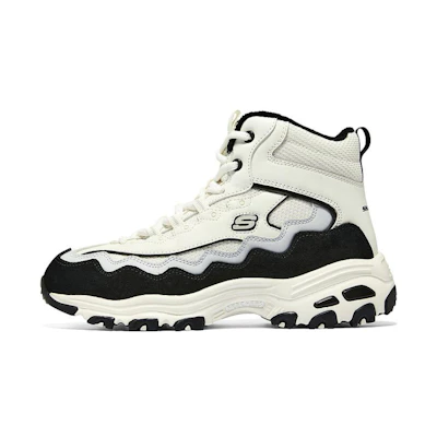 (W) Skechers D'Lites New Lane Sneaker 'White Black Grey'