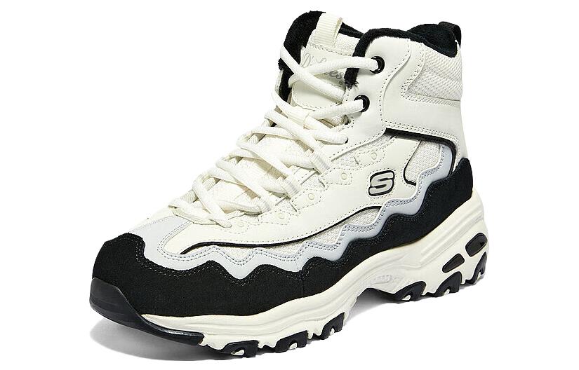 Lookbook (W) 스케쳐스 딜라이트 뉴 레인 스니커즈 '화이트 블랙 그레이' 168026-WGRY