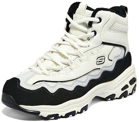 (W) 스케쳐스 딜라이트 뉴 레인 스니커즈 '화이트 블랙 그레이' 168026-WGRY Lookbook (W) 스케쳐스 딜라이트 뉴 레인 스니커즈 '화이트 블랙 그레이' 168026-WGRY