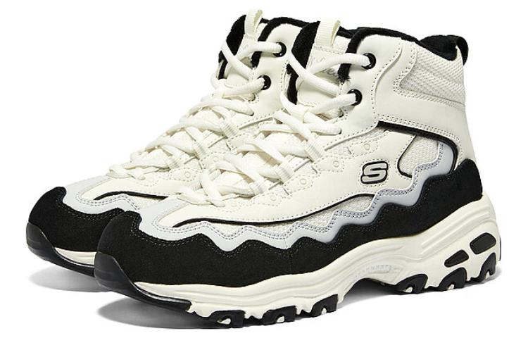 Shop (W) 스케쳐스 딜라이트 뉴 레인 스니커즈 '화이트 블랙 그레이' 168026-WGRY