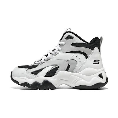 (W) Skechers D'Lites Sneaker 'White Grey Black'