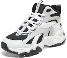 (W) Skechers D'Lites Sneaker 'Putih Abu Hitam' 168014-WBK Lookbook (W) Skechers D'Lites Sneaker 'Putih Abu Hitam' 168014-WBK