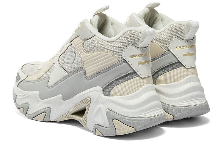 (W) Skechers HighTop Versatile CMFT ShockAbsorbent Shoes 'Beige Grey' 圖 6