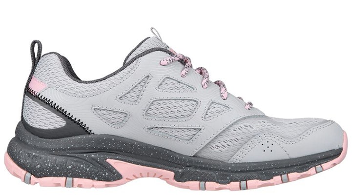 Skechers Hillcrest-純粹逃逸 運動休閒鞋 女款 灰粉 Order Skechers Hillcrest-純粹逃逸 運動休閒鞋 女款 灰粉