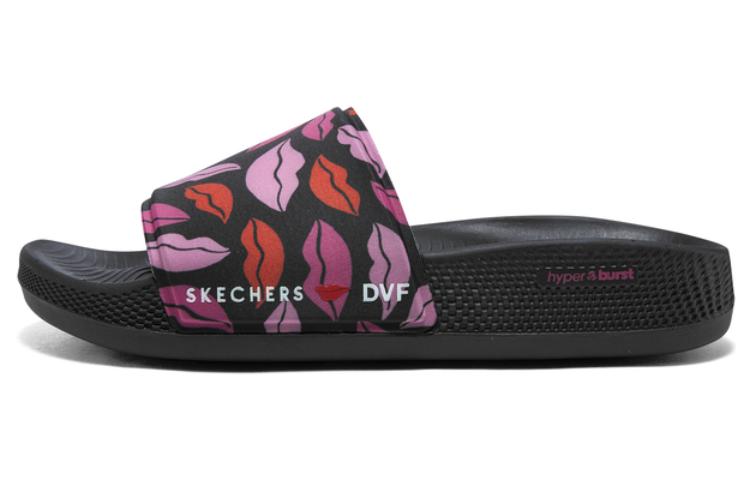 (Women) Skechers Hyper Goodyear DVF 'Black Pink Red' 140465-BKMT