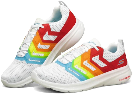 (W) Skechers Hyper Pillars Hardloopschoenen Wit/Rood/Oranje 130003-WMLT Lookbook (W) Skechers Hyper Pillars Hardloopschoenen Wit/Rood/Oranje 130003-WMLT