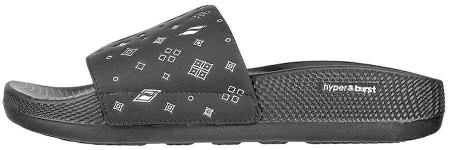 (W) 斯凯奇 Hyper Slide-A-Lister '黑色休闲' 凉鞋 140444-BLK Buy (W) 斯凯奇 Hyper Slide-A-Lister '黑色休闲' 凉鞋 140444-BLK