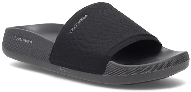 (W) Skechers Hyper Slide 'Hitam' 140433-BBK Lookbook (W) Skechers Hyper Slide 'Hitam' 140433-BBK