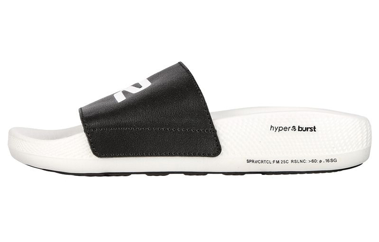 (Women) Skechers Hyper Slide 'Black White' 130022-BKW