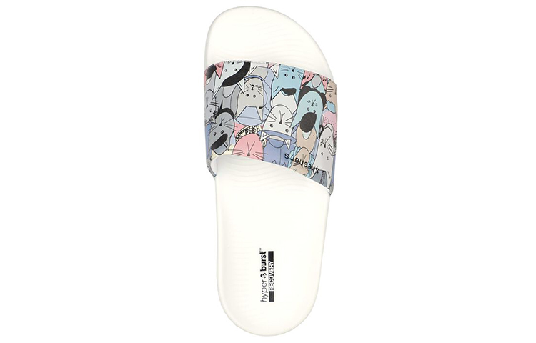 (W) Skechers Hyper Slide 'Pawsome White Multicolor' 圖 3