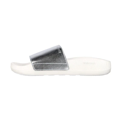 (W) Skechers Hyper Slide 'Shine On Silver'