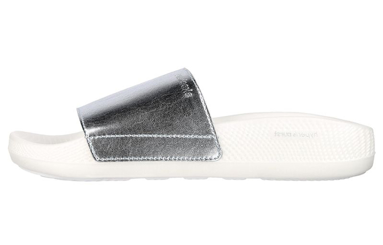 (Women) Skechers Hyper Slide 'Shine On Silver' 140431-SIL