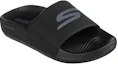 Lookbook (W) Skechers Hyper Slide ''Superb All Black'' Slipper Zwart 172020-BBK
