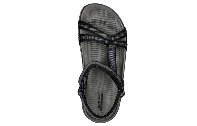 Shop (W) Skechers Hyper Slide ''Nero Vivo'' 140476-BKGY