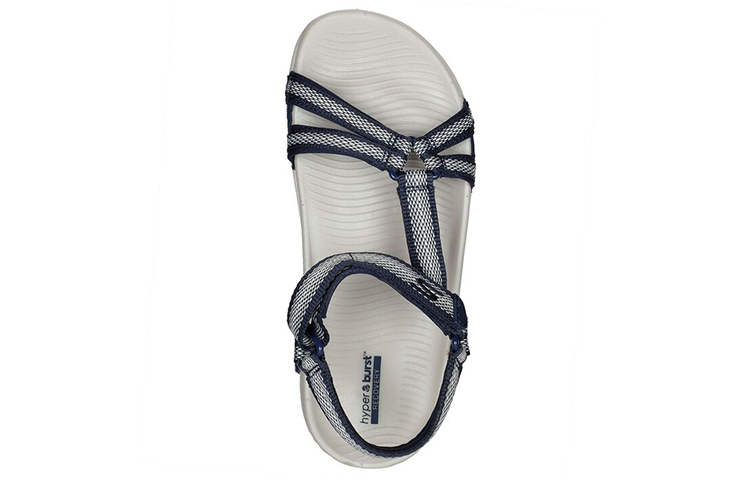 Shop (W) Skechers Hyper Slide ''Thriving Blue'' Slippers 140476-NVY