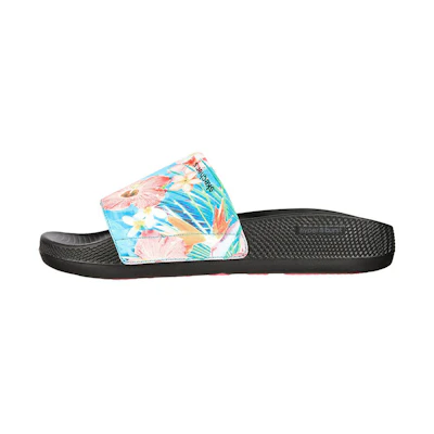 (W) Skechers Hyper Slide 'Tropical Black Blue'